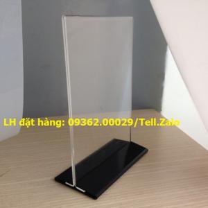 Các mẫu kệ menu mica để bàn A4, A5, A6 giá rẻ , đẹp, chất lượng