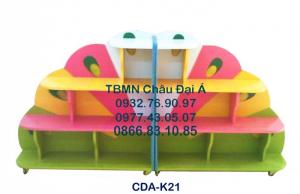 Kệ đựng đồ họ tập cho bé mầm non