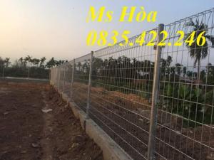 Hàng rào lưới thép hàn, hàng rào mạ kẽm, hàng rào thép