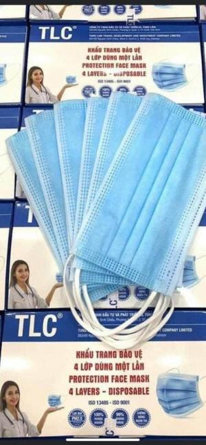 Khẩu trang y tế 4 lớp kháng khuẩn