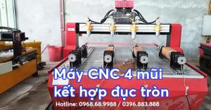 Máy đục gỗ 3D kết hợp đục tròn