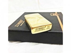 Bật lửa zippo slim vàng