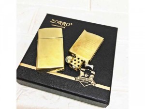 Bật lửa zippo slim vàng