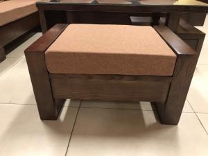 Bộ sofa góc á âu sang trọng gỗ sồi nga 4 món SFG003
