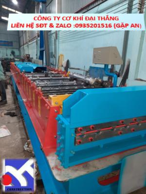 Máy cán tôn 1 tầng - 7 sóng laphong - Tích hợp dập vòm