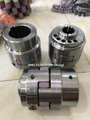 Khớp nối Rotex - Cao su giảm chấn, vòng đệm hoa mai
