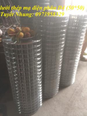 Lưới B40 - Lưới thép hàn ô vuông, lưới thép hàn mạ kẽm