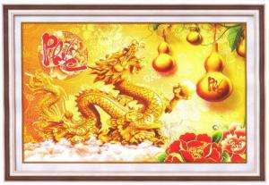 Gạch tranh 3d - tranh rồng - AK13