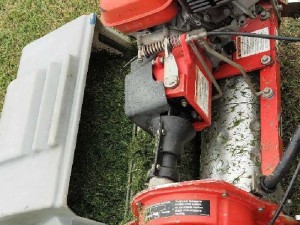 Máy cắt cỏ  sân vườn đẩy tay máy mini