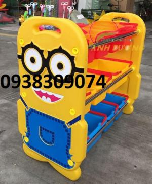 Kệ nhựa hình con vật đáng yêu cho trường mầm non