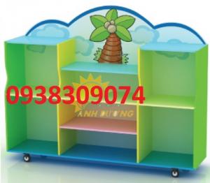 Kệ nhựa hình con vật đáng yêu cho trường mầm non
