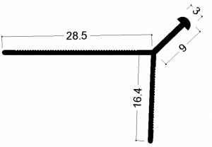 Nẹp nhựa trát tường TG-10V