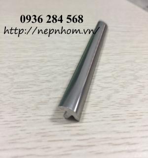 Tên sản phẩm: Nẹp nhôm trang trí chữ T cong hoặc nẹp trang trí chữ T.
Nguyên liệu: Hợp kim nhôm, mạ anode
Ứng dụng: Để xử lý các khe giãn cách, khe nối giữa các vật liệu gạch, đá, gỗ, kính tạo điểm nhấn trong trang trí nội thất.
Thông số kỹ thuật:1cm (rộng) x 0,4cm (cao) x 250cm (dài)
- Màu sắc: màu vàng, màu nhôm, màu inox, màu sâm banh
Cách thi công, lắp đặt: Bằng cách sử dụng keo chuyên dụng dùng trong xây dựng để liên kết với các vật liệu gạch, đá, gỗ, kính.
