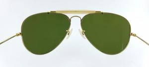 Kính cổ siêu vip Rayban càng cong bọc vàng 12k như mới