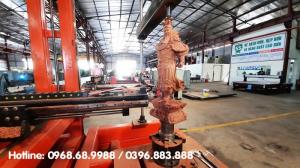 Máy đục tượng đứng đường kính 1m5 x cao 2m5 | Máy CNC thiết kế