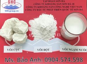 Vôi nung CaO cho các ngành công nghiệp