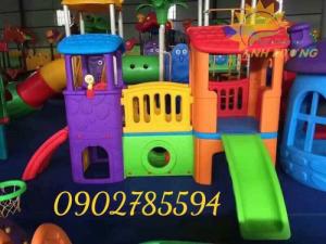 Cầu trượt cho bé tại nhà giá thanh lý - bảo hành 1 năm
