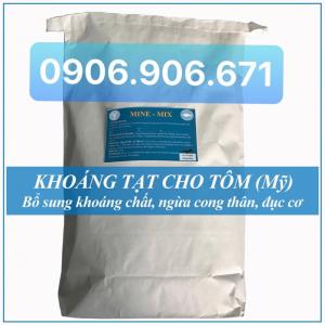 Khoáng cho ăn tạt cho Tôm phòng bệnh cong thân, đục cơ, mềm vỏ