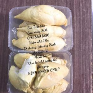 Sầu riêng rụng chín cây bao ăn TpHCM