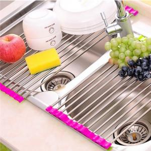 Kệ Inox Co Giãn Thông Minh Gác Bồn Rửa Chén Bát - MSN181530