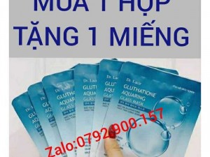 Mặt nạ Glutathione thủy tinh căng bóng –