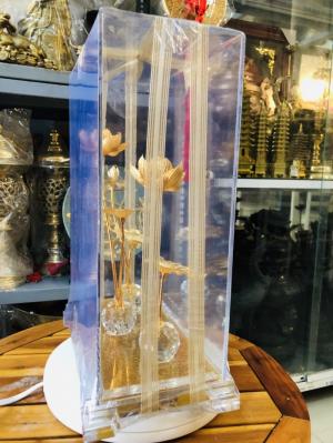 Mô hình hoa sen mạ vàng 24k,quà tặng sang trọng
