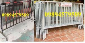 Cung cấp hàng rào di động có bánh xe, hàng rào barie có chốt khóa