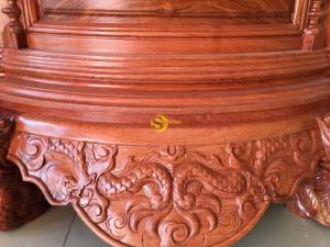 Tủ thờ hương đá trơn bụng phệ 1.53m SD324