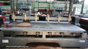 Máy CNC đục tượng gỗ 6 mũi | Máy đục gỗ 4D