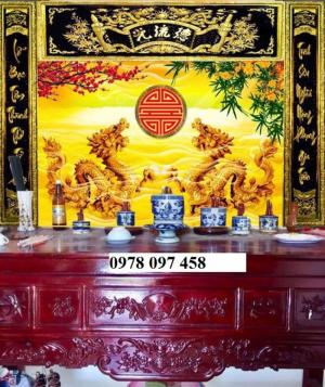 Tranh gạch men - tranh gạch phòng thờ