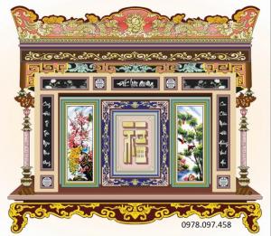 Tranh phòng thờ - tranh gạch bền và đẹp
