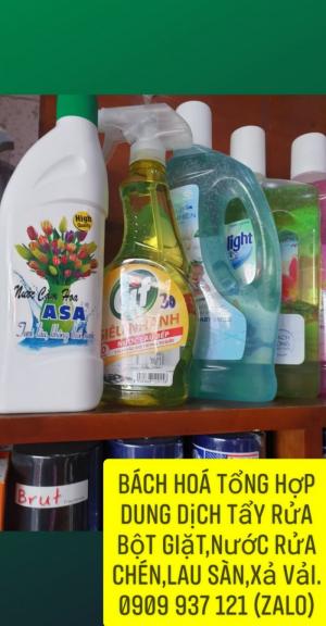 Tẩy Rửa, Bột Giặt,Nước Lau Sàn ,Nước Rửa Chén.. Nhà Hàng ,Khách Sạn ,Spa ,Mas