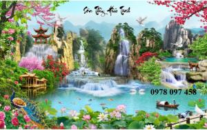 Tranh gạch 3D - tranh phong cảnh cao cấp