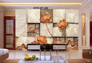 Tranh gạch hoa 3D
