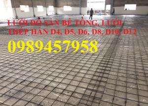 Lưới hàn chập A6, A7, A8, A10 ô 100x100, 150x150, 200x200