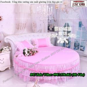 giường tròn công chúa