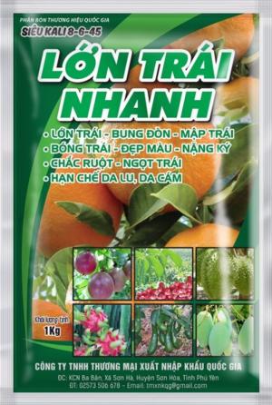 1 thùng phân bón lớn trái nhanh