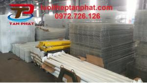 Hàng rào cột trái đào hàng rào mạ kẽm giá rẻ
