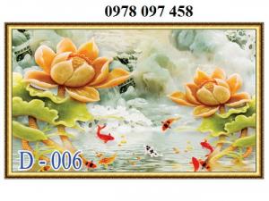 Tranh gạch 3D - tranh men sứ ngọc