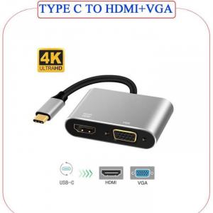 Cáp chuyển Type C ra HDMI + VGA