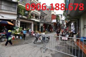 Khung hàng rào di động mạ kẽm khổ 1mx2m, 1,2mx2m giá rẻ toàn quốc