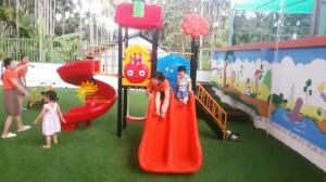 Cầu trượt liên hoàn ngoài trời giá rẻ đảm bảo uy tín chất lượng
