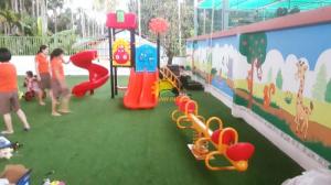Cầu trượt liên hoàn ngoài trời giá rẻ đảm bảo uy tín chất lượng