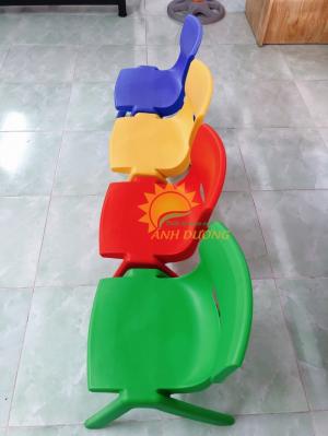 Ghế nhựa đúc nhập khẩu cho bé mầm non bền chắc, an toàn