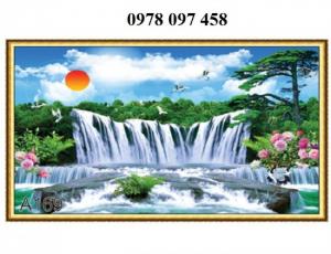 Gạch 3D - tranh gạch men phong cảnh