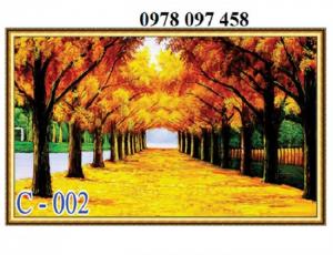 Tranh 3D - tranh gạch đẹp phòng khách