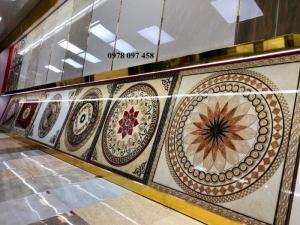 Thảm gạch hoa văn cầu thang đẹp