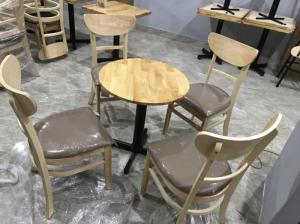 Bộ bàn ghế gõ cafe cabin