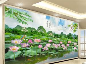 Mẫu tranh 3d sông nước - CV67