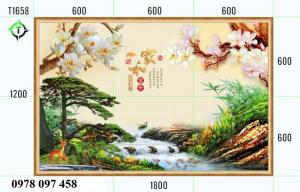 Tranh gạch phong cảnh trang trí phòng